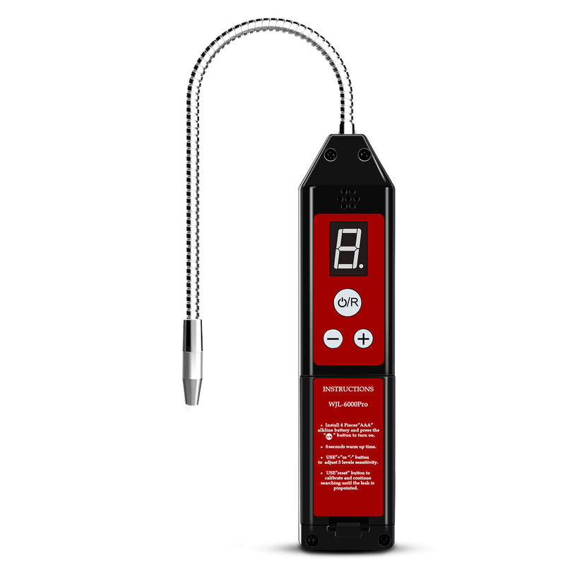 Therm Elc WJL-6000Pro Refrigerant Leak Detector with LCD and 5 Sensitivity Levels