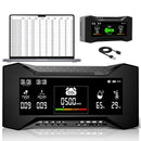 Carefor CF-20 DL New Upgraded Air Quality Monitor with 1 Year of Data，Home Air Quality Test for AQI, CO2, TVOC, HCHO, PM2.5, PM10, Temperature Humidity，CO2 Detector with Dual Alarm