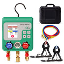 Aprvtio AHTS-100 Complete HVAC Tool Kit with Digital Manifold, K-type Thermometer, Refrigerant Leak Detector, Recovery Machine, Dual Stage 4.5CFM Vacuum Pump, Refrigerant Scale