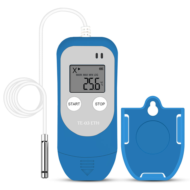 TE-03 ETH Digital Temperature And Humidity Data Logger With Probes  -40℃ ~85℃