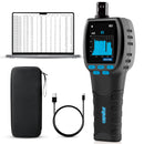 Carefor CF-60 PP Portable Air Quality Monitor, Air Pollution Monitor Detect Pollen CO2, PM2.5, PM1.0, TVOC, CO, HCHO, Temperature, Humidity