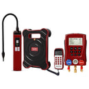 Aprvtio WJL-6000 PRO PLUS Refrigerant Leak Detector, Digital Manifold Gauge Set, Refrigerant Scale