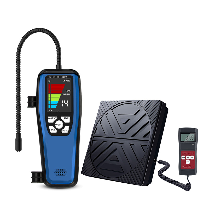 Aprvtio ALD-200 Electronic Refrigerant Leak Detector and Refrigerant Scale for Air Conditioner Repair