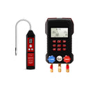Aprvtio WJL-6000 PRO HVAC Freon Leak Detector and Digital Manifold Gauge Set for AC System