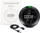Carefor CF-2 Raumluftqualitätsmonitor, für HCHO AQI, TVOC, Temperatur und Luftfeuchtigkeit