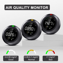 Carefor CF-2 Raumluftqualitätsmonitor, für HCHO AQI, TVOC, Temperatur und Luftfeuchtigkeit