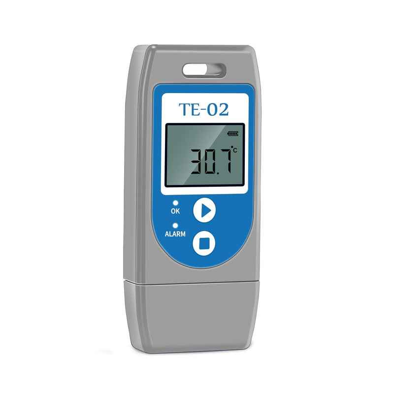 ThermElc TE-02 50PCS Temperatur Datenlogger Wiederverwendbar mit Auto PDF Bericht -30°C ~+60°C