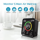 Carefor CF-9A Environmental Air Quality Monitor For AQI, PM2.5, PM10, CO2, Temp and Humidity,With Buzzer Alarm