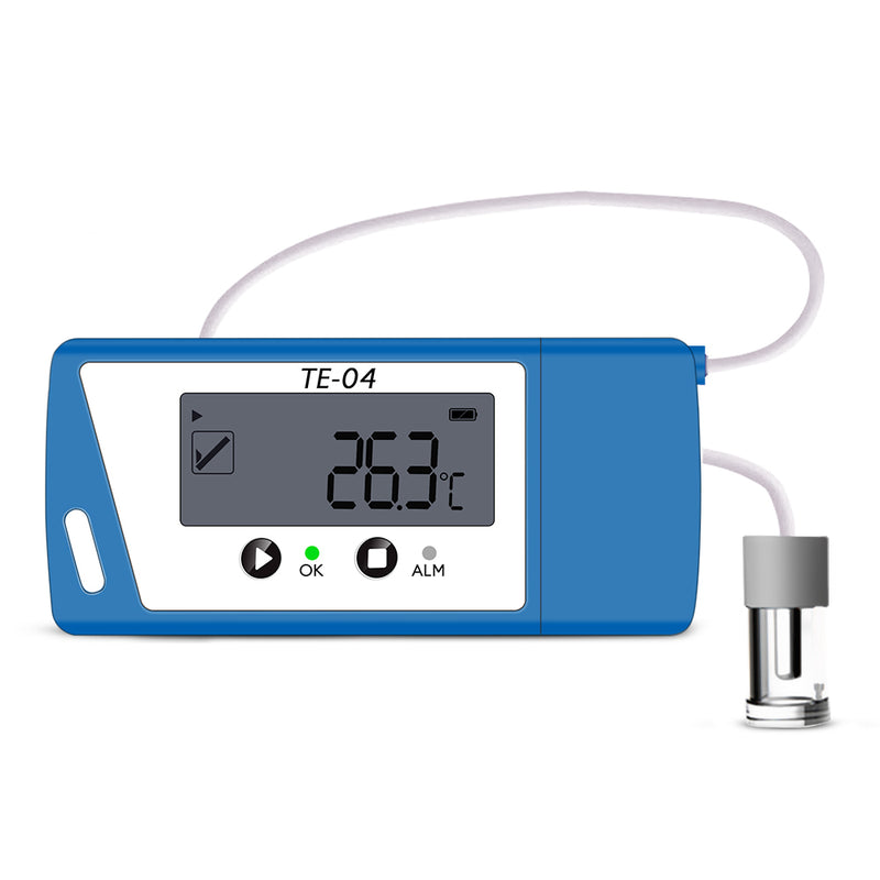 ThermElc TE-04 gepufferte Sonde 10PCS Digitaler Temperatur-Datenlogger mit Kalibrierungszertifikat