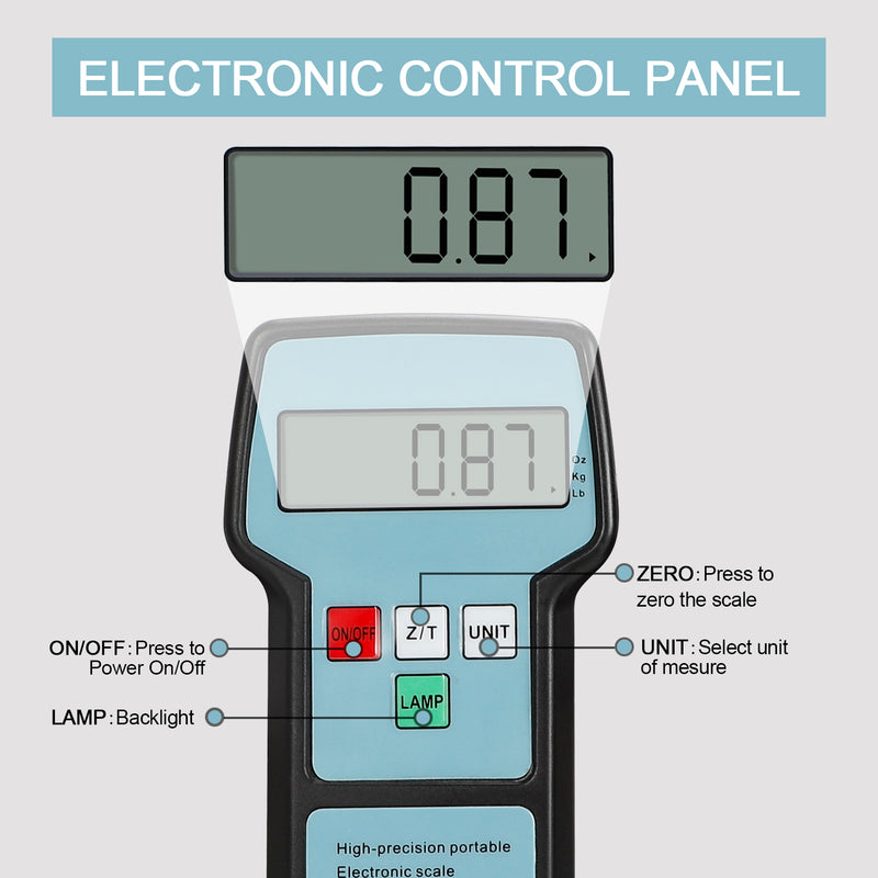 Aprvtio High Accuracy ACS-100 Digital Refrigerant Scale with Carrying Case