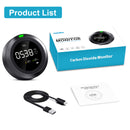 Carefor CF-5 CO2 Air Quality Monitor, CO2 Meter, Temperature, Humidity, Air Gas Detector