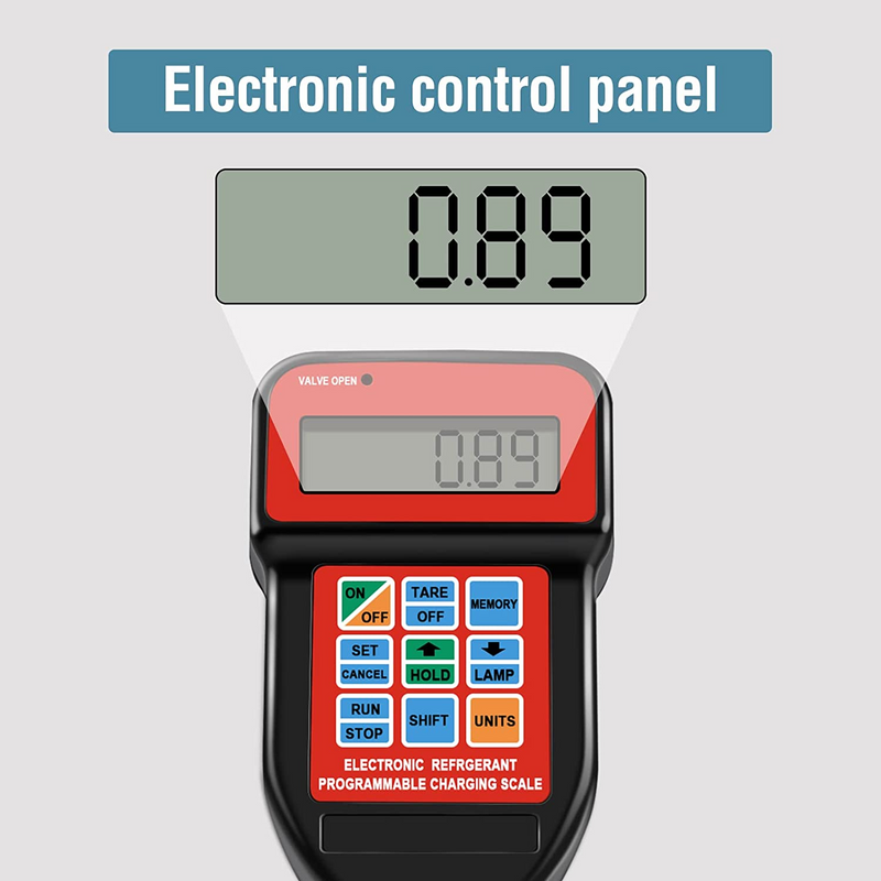 Aprvtio ACS-100SO Refrigerant Scales with Charging Valve