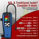 Refrigerant Leak Detector, Aprvtio ALD-100 2-in-1 A2L A1 Freon Leak Detector with TFT Screen, 3 Sensitivity Modes & 2 Alarm Types, Air Conditioning Detector HVAC for R134a R410A R32 R454B R290