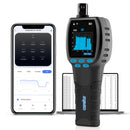 Carefor Upgraded CF‑60 PP SMART Handheld Air Quality Monitor, 16‑in‑1 Air Pollution Detector with Real‑Time App Tracking, 12‑Hour On‑Screen Charts, Rechargeable Long‑Standby Battery for Home&Workplace