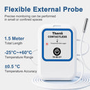 ThermElc TE-B2 ET 10PCS Wireless Temperature Data Logger with External probe