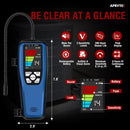 Refrigerant Leak Detector, Aprvtio ALD-200 3-in-1 Freon Leak Detector Tester A3 A2L A1 Refrigerants Compatible, Rechargeable, Multipule Alarm, Heated Diode Sensor for HVAC R32 R454B R410A R134A R290