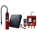 Aprvtio WJL-6000 PRO PLUS Refrigerant Leak Detector, Digital Manifold Gauge Set, Refrigerant Scale
