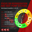 Refrigerant Leak Detector HVAC, Aprvtio ALD-200PRO 3-in-1 Professional Freon Leak Detector for A3 A2L A1 Refrigerants, Automotive AC Leak Detection Kit with 0.14 oz/yr Sensitivity for R454B R134a