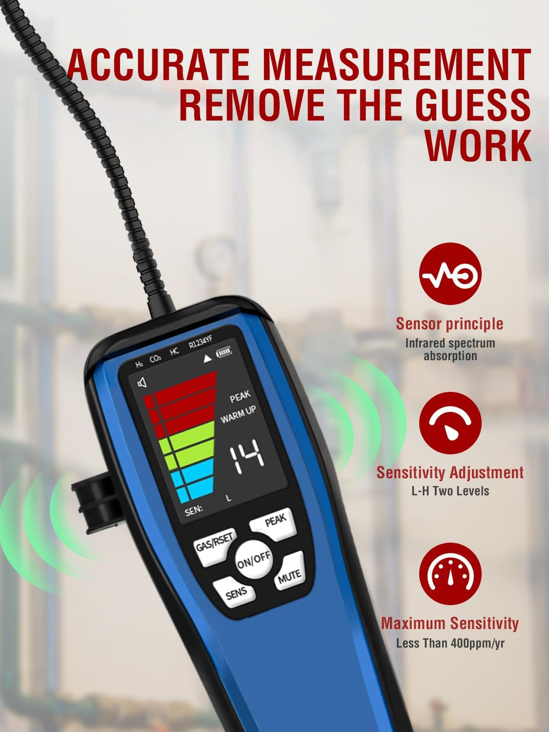 Laser 5524 Co2 Leak Detector Head Gasket Tester Laser 5524 CO2 Leak laser-5524-co2-leak-detector-head-gasket-tester-laser-5524-co2-leak