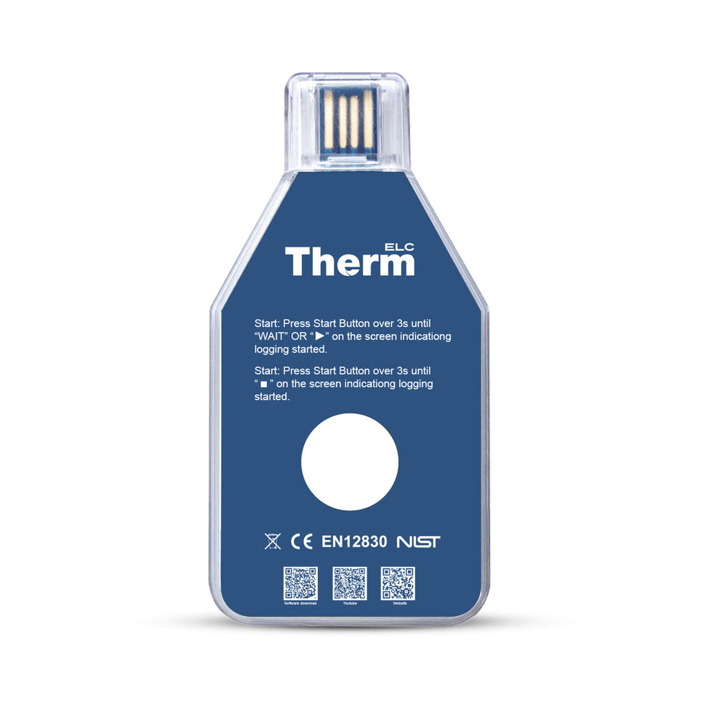 Data Logger Temperatura ThermElc Con Sonda Esterna - USB, PDF/Excel, Allarme LED, -30°C~60°C - Foto 5
