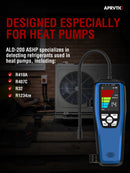 Aprvtio ALD-200 ASHP Refrigerant Leak Detector for Air Source Heat Pumps R134a