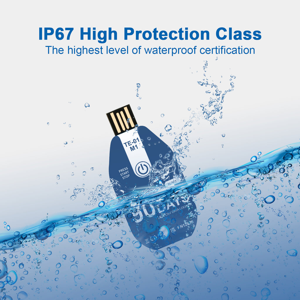 Data Logger Temperatura ThermElc Con Sonda Esterna - USB, PDF/Excel, Allarme LED, -30°C~60°C - Foto 9