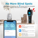 Carefor Upgraded CF‑60 PP SMART Handheld Air Quality Monitor, 16‑in‑1 Air Pollution Detector with Real‑Time App Tracking, 12‑Hour On‑Screen Charts, Rechargeable Long‑Standby Battery for Home&Workplace