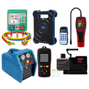 Aprvtio AHTS-100PRO DC 12CFM HVAC Repair Tool Set with Digital Manifold, K-type Thermometer, Refrigerant Leak Detector, Dual Stage DC 12CFM Vacuum Pump, Bluetooth Refrigerant Scale with Bubble Level