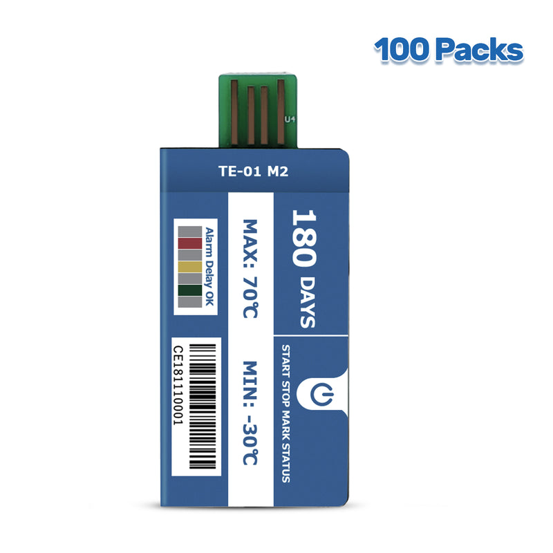 ThermElc TE-01 M2 Single Use Data Logger 129600 Points CSV Report