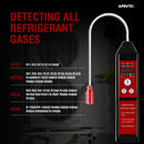 Refrigerant Leak Detector, Aprvtio WJL-6000PRO Refrigerant Gas Leak Detector with Dual Detection Modes PPM &%LEL, AC Freon Leak Detector Kit for Auto AC Repair, R134a R12 R22 R410A CFCs HCFCs HFCs HFOs HCs
