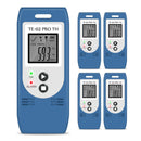ThermElc TE-02 Pro TH Temperature Humidity Data Logger, Auto-Generated PDF/CSV Reports, Data Logger for Medical Storage, CFR Part 21 Compliant, Visual Temperature Alarm