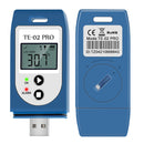 ThermElc  TE-02 PRO Waterproof Temperature Data Logger with PDF&CSV Reports Easy-use