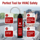 Aprvtio WJL-6000Pro Chiller Refrigerant Leak Detector with LCD Display with Audible & Visual Alarms up to 0.14 oz/yr Sensitivity, HVAC Leak Detector with 7.9" Probe Air Conditioning Detection