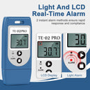 ThermElc  TE-02 PRO Waterproof Temperature Data Logger with PDF&CSV Reports Easy-use