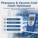 ThermElc  TE-02 PRO Waterproof Temperature Data Logger with PDF&CSV Reports Easy-use