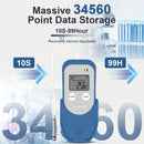ThermElc TE-03 ETH 10PCS Digital Temperature And Humidity Data Logger With Probes