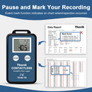 ThermElc TE-B3 TH Wireless Temperature Humidity Data Logger Mapping with LCD Display
