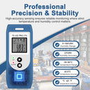 ThermElc TE-02 Pro TH Temperature Humidity Data Logger, Auto-Generated PDF/CSV Reports, Data Logger for Medical Storage, CFR Part 21 Compliant, Visual Temperature Alarm