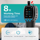 Carefor CF-60 PP Portable Air Quality Monitor, Air Pollution Monitor Detect Pollen CO2, PM2.5, PM1.0, TVOC, CO, HCHO, Temperature, Humidity