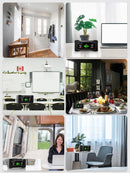 Carefor Upgraded CF-20 Professional Air Quality Monitor 10-in-1, Accurate CO2 & PM2.5 Sensor, Smart AQI Alerts Rechargeable Indoor Air pollotion Detector for Office & Commercial Spaces