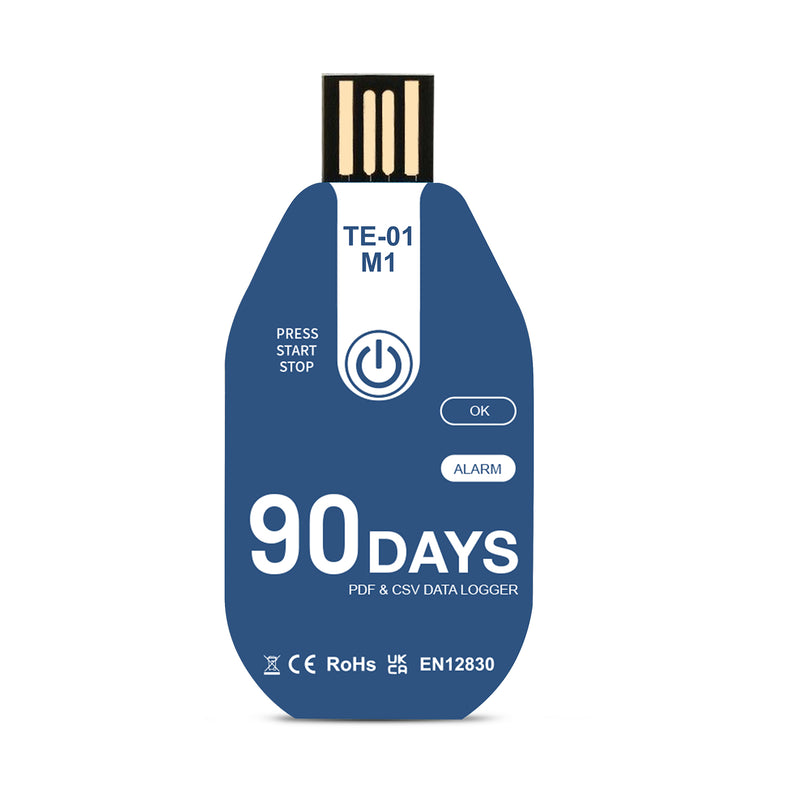 ThermElc TE-B3 TH Bluetooth Temperatur Logger (10-Pack),Kartierungsset für Pharma-Lager, rückverfolgbarer Temperatur und Feuchtigkeitsmonitor, EN12830- konform, Sensorset für Kühlkettentransporte ThermElc TE-B3 TH Bluetooth Temperatur Logger (10-Pack),Kartierungsset für Pharma-Lager, rückverfolgbarer Temperatur und Feuchtigkeitsmonitor, EN12830- konform, Sensorset für Kühlkettentransporte