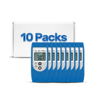 ThermElc TE-02 Temperature Data Logger with LED Indicators, PDF&CSV File Including MKT, Alert, Temperature Graph, for Shipping Temperature Sensitive Products