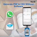 TE-02 Pro OTG Temperature Data Logger Read and Email CSV & PDF Reports