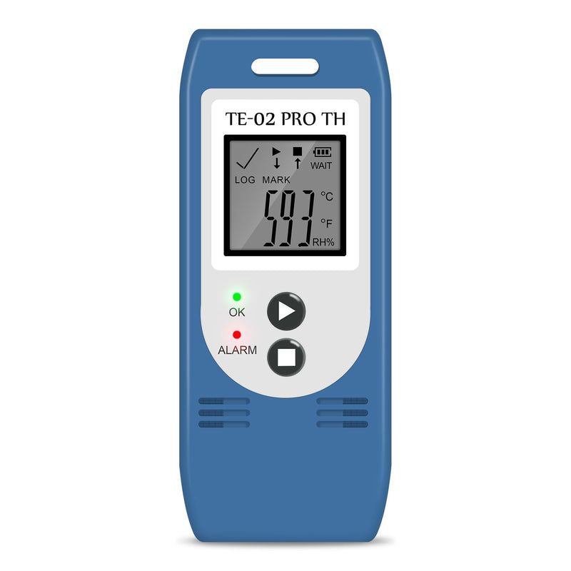 ThermElc temperatuurdatalogger, temperatuurlogger met externe sensor, PDF & EXCEL rapport, USB-datalogger groot scherm, LED-alarm, 35000 metingen, waterdicht, gekalibreerd voor laboratorium/kliniek/refridge ThermElc temperatuurdatalogger, temperatuurlogger met externe sensor, PDF & EXCEL rapport, USB-datalogger groot scherm, LED-alarm, 35000 metingen, waterdicht, gekalibreerd voor laboratorium/kliniek/refridge