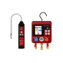 Aprvtio WJL-6000 PRO HVAC Freon Leak Detector and Digital Manifold Gauge Set for AC System