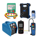 Aprvtio AHTS-100SP 6CFM HVAC Diagnostic Tool Kit with Digital Manifold, K-type Thermometer, ALD-200 Refrigerant Leak Detector, Refrigerant Scale with Bubble Level