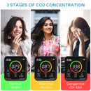 Carefor CF-9A Environmental Air Quality Monitor For AQI, PM2.5, PM10, CO2, Temp and Humidity,With Buzzer Alarm