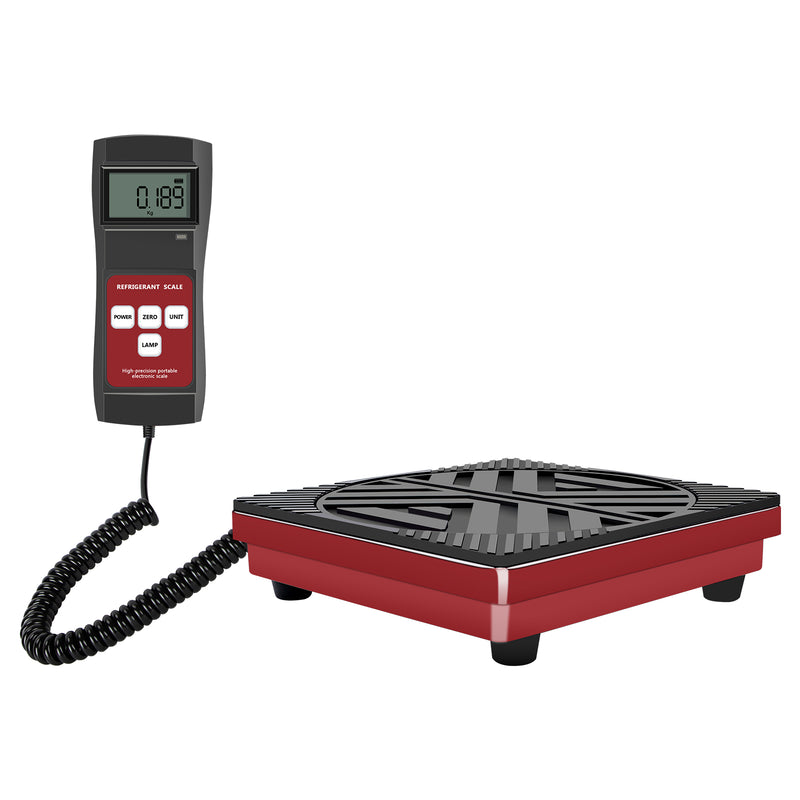 ThermElc ACS100S Black HVAC Refrigerant Scale with High Accuracy